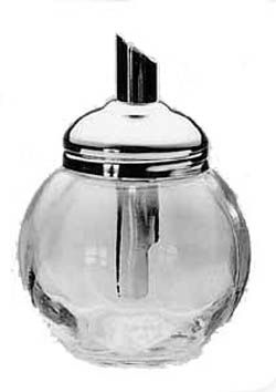 Sugar Pourer Glass Round Bowl 285ml (Onion Shape)