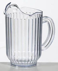 Pitcher San Ribbed Clear 1.8Ltr