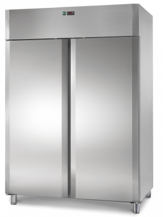 2 Door Stainless Steel Upright Freezer