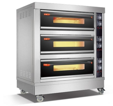 Amalfi Series Electric Three Deck Oven - 9 Trays