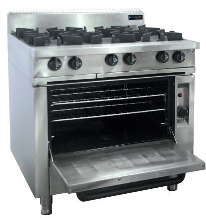 Oxford Series 6 Burner Cooktop w/ Gas Oven