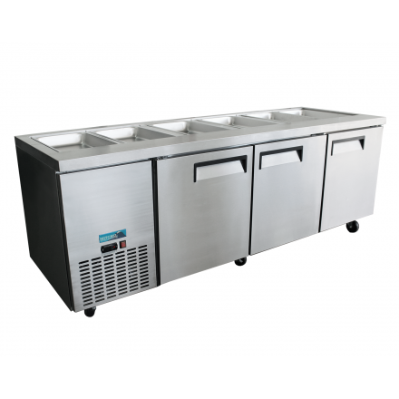 Mitchel Refrigeration 3 Door Noodle Bar