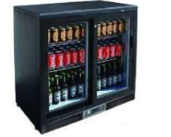 TWO GLASS SLIDE DOOR REFRIGERATOR