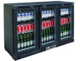 THREE GLASS SWING DOOR REFRIGERATOR
