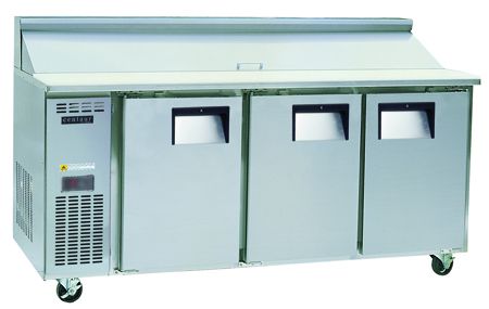 Skope 3 Door Sandwich Counter Chiller