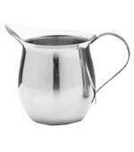 Bell Shape Cream S/Steel Sided Creamer 85ml 3oz.