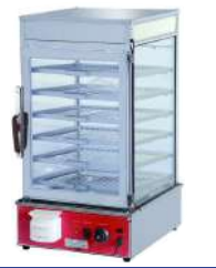 ILLUMINATED FOOD DISPLAY STEAMER