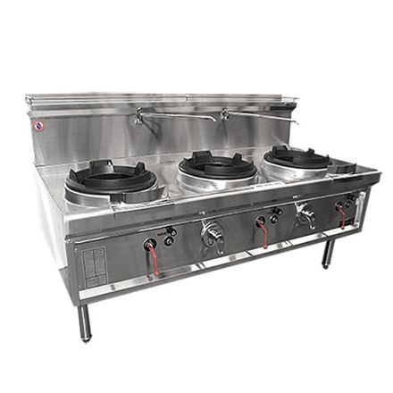 Oxford Horizontal Three Hole Waterless Wok