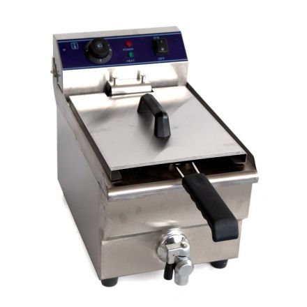 Royston single tank fryer with oil tap 10lt