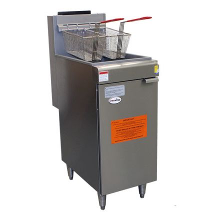 Single Tank 400mm Tube Fryer