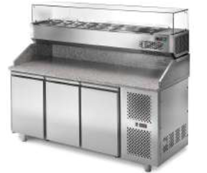 3 DOOR PIZZA STONE TOP - Italfridge