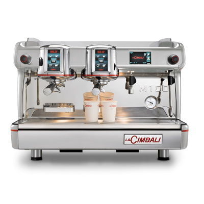 LaCimbali M100 2 Group HG White Coffee Machine
