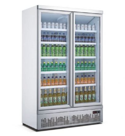 Mitchel 2 Door Glass Drinks Refrigerator