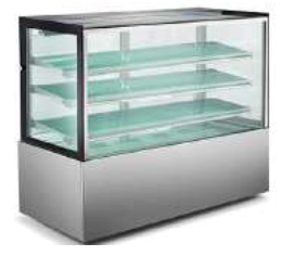 STRAIGHT GLASS COLD DISPLAY FOUR TIER 1500MM