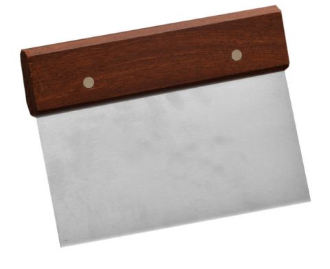 Scraper Dough 15cm X 7.5cm Wood Handle