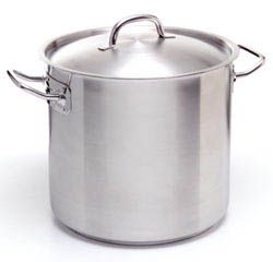 Stockpot + Lid Stainless Steel 8L 220 X 200mm Suit For Induction 