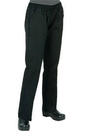 CW Womens Black Chef Pants