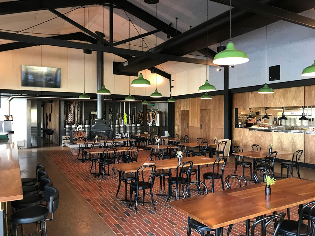 Nagambie Brewery and Distillery woodfire pizza - HWD Hospitality World Direct kitchen fit out.